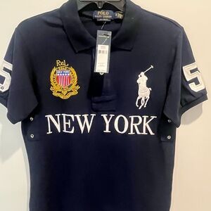 Polo by Ralph Lauren Navy Blue New York Polo Shirt